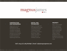 Tablet Screenshot of magnusjames.com